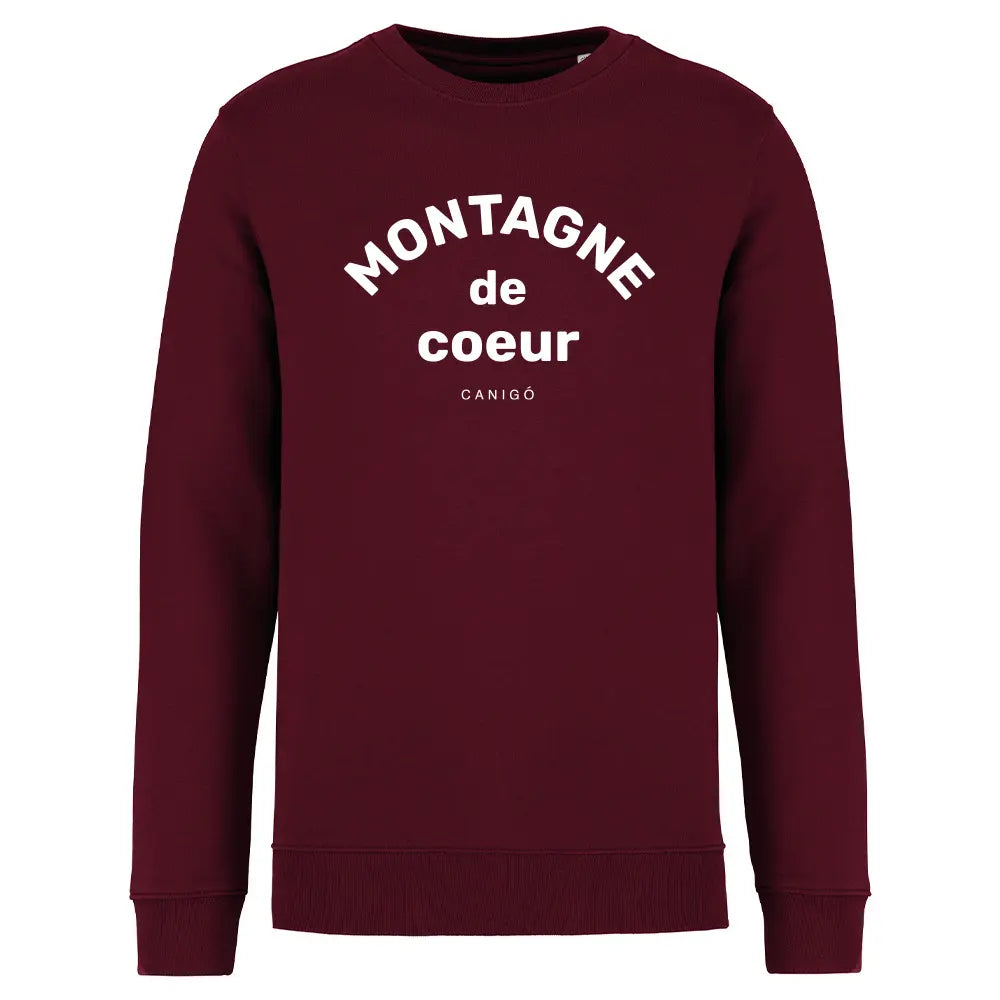 Recycled Round Neck Sweatshirt - Montagne de Coeur