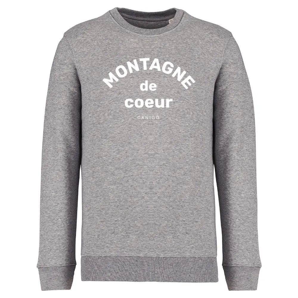 Recycled Round Neck Sweatshirt - Montagne de Coeur