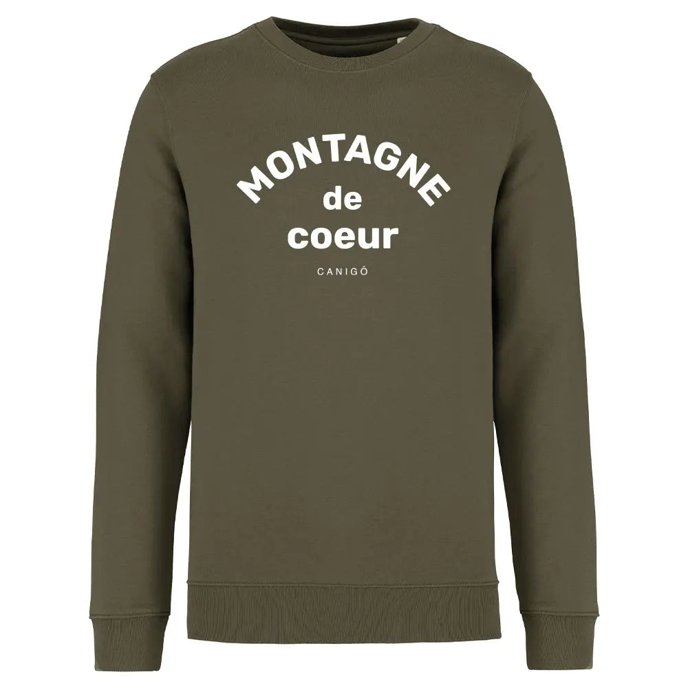 Recycled Round Neck Sweatshirt - Montagne de Coeur