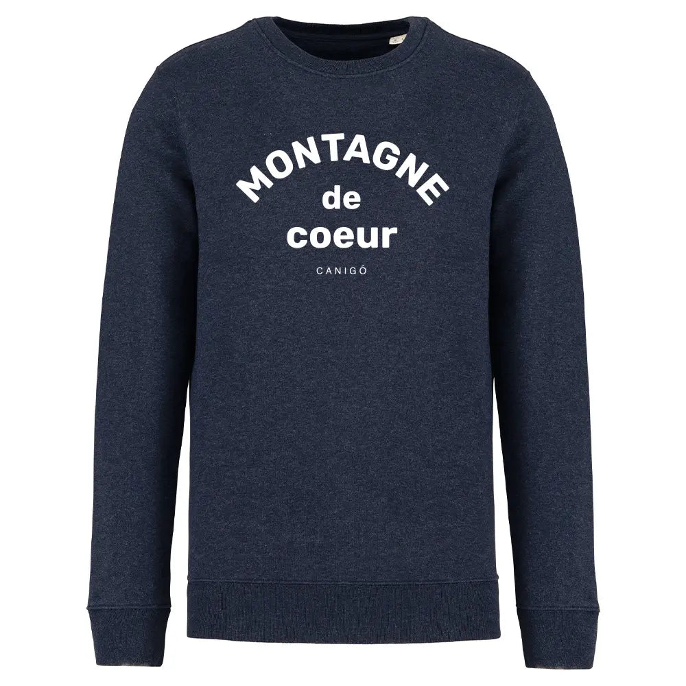 Recycled Round Neck Sweatshirt - Montagne de Coeur