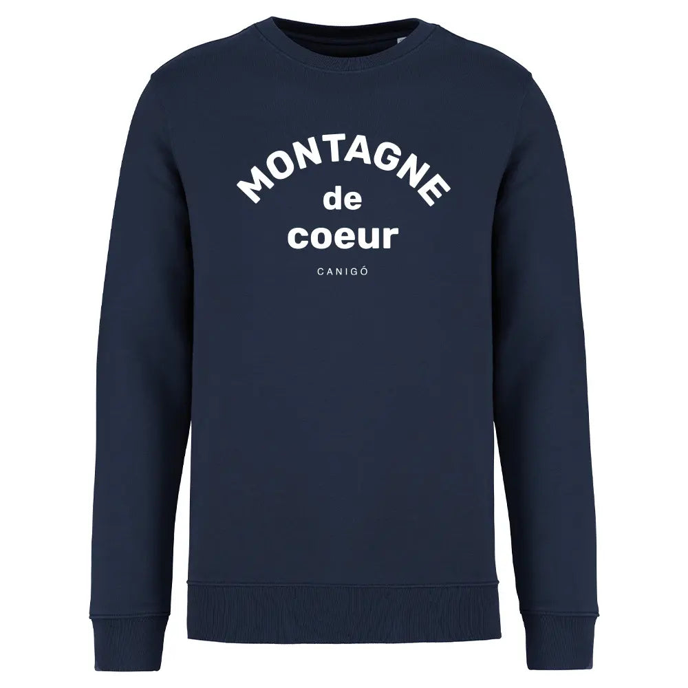 Recycled Round Neck Sweatshirt - Montagne de Coeur