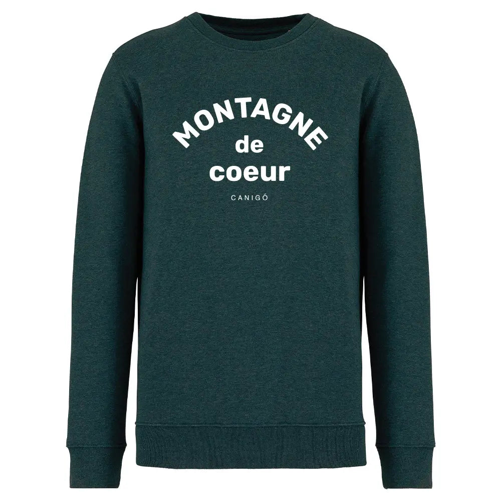 Recycled Round Neck Sweatshirt - Montagne de Coeur