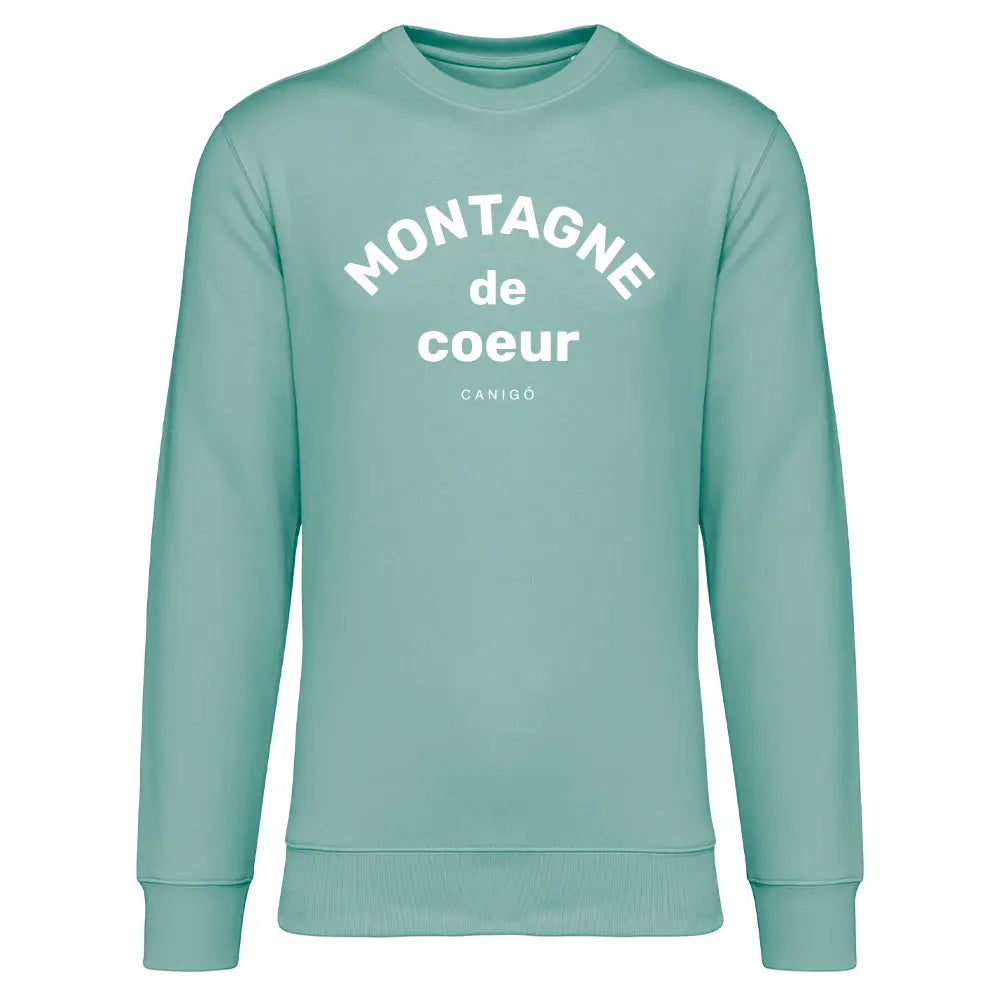 Recycled Round Neck Sweatshirt - Montagne de Coeur