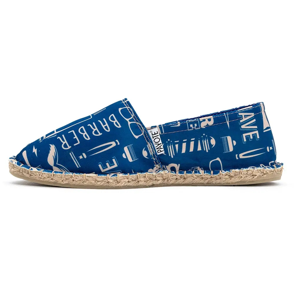 Espadrille Payote à l'imprimé barber