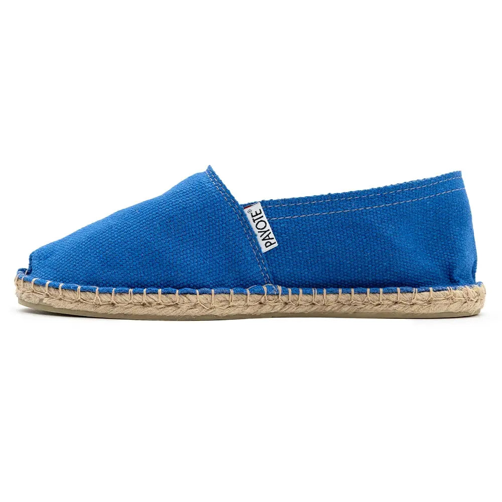 Espadrille bleu roi fabriquée en France