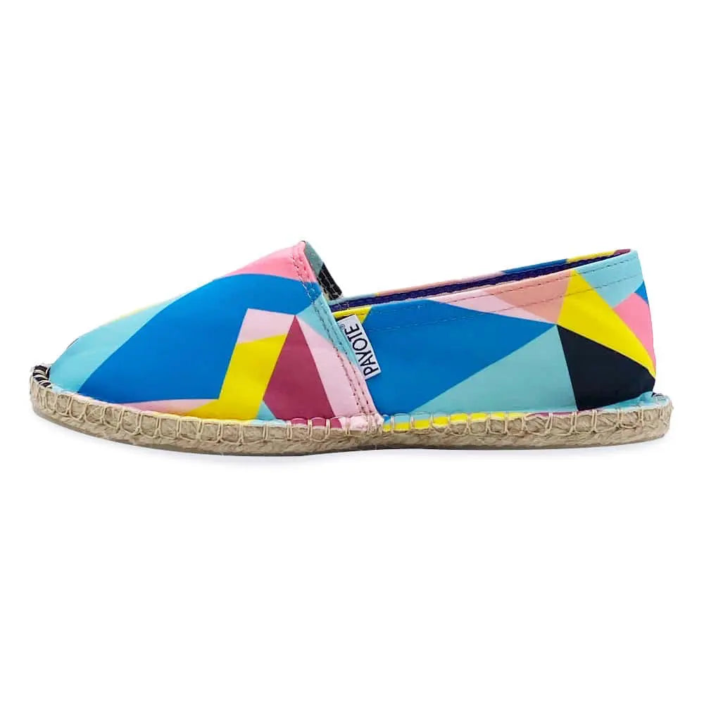 Espadrille à l'imprimé graphique coloré