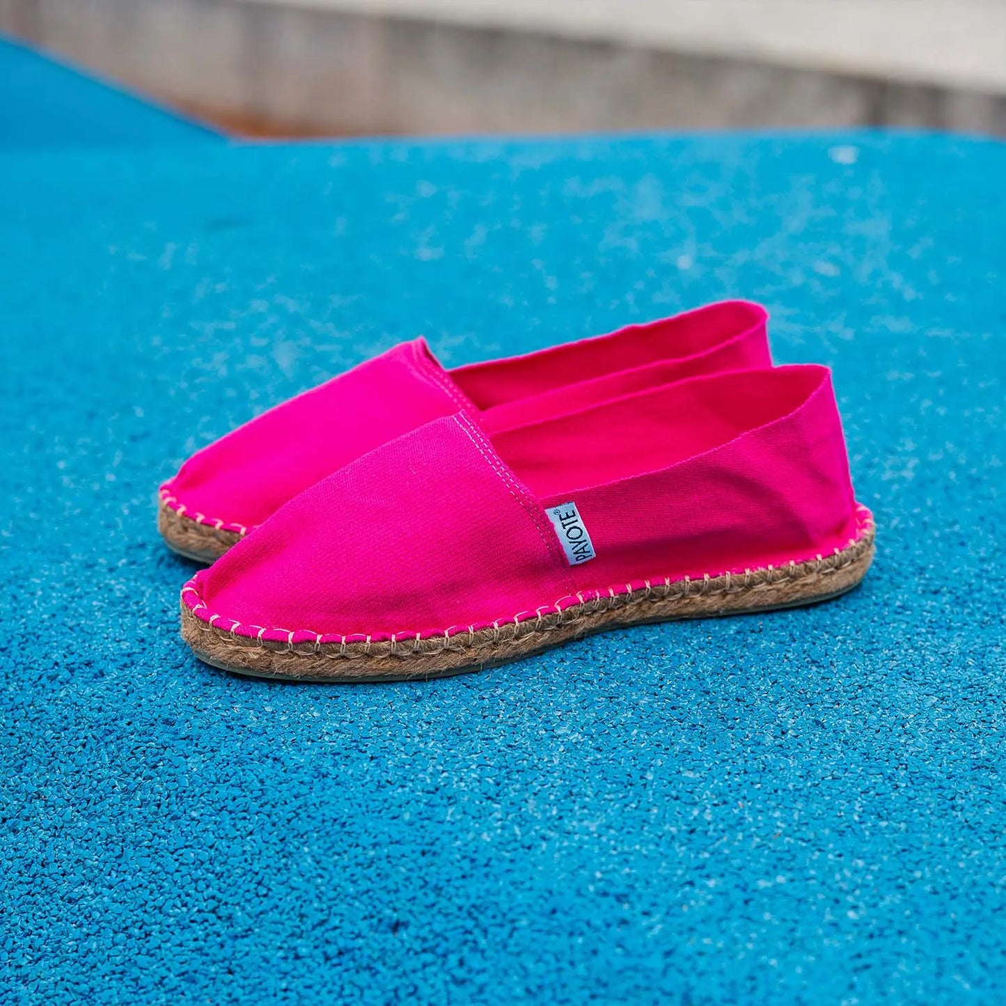 Paire complète d'espadrille fuchsia