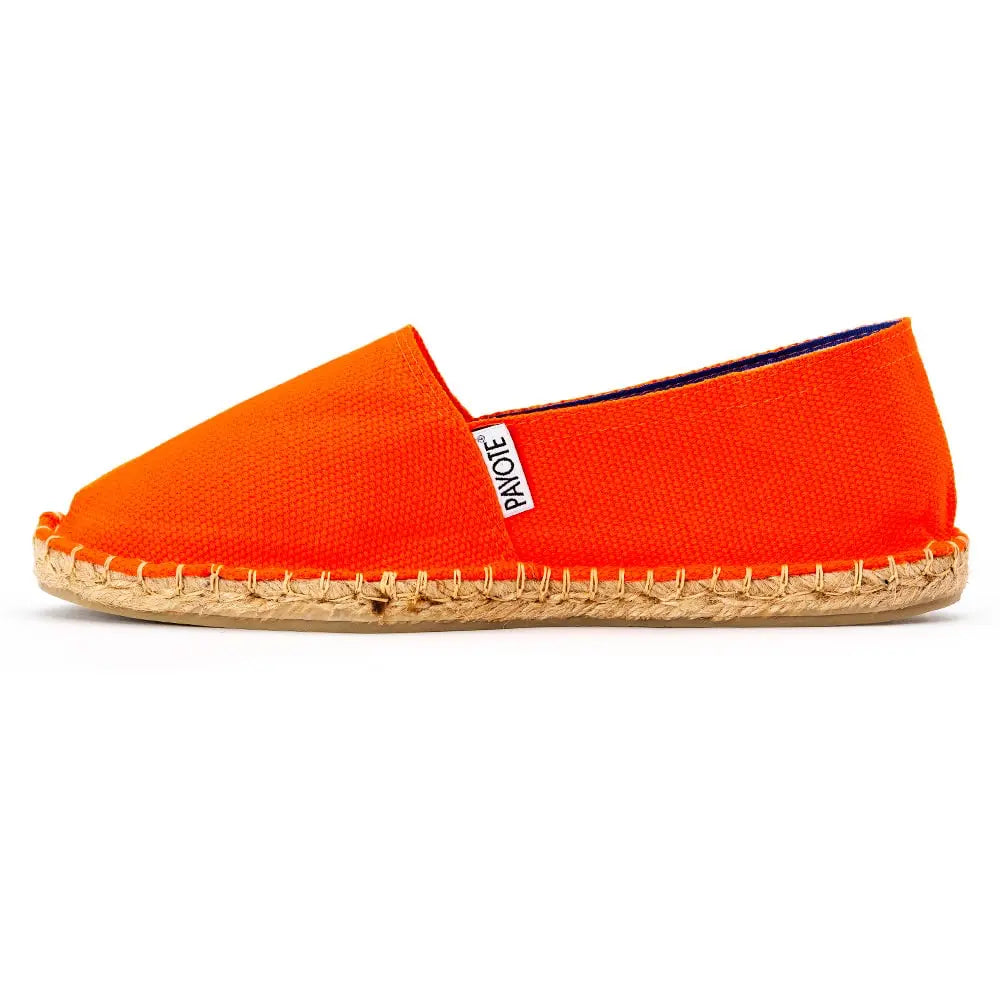 Neon Orange Espadrille