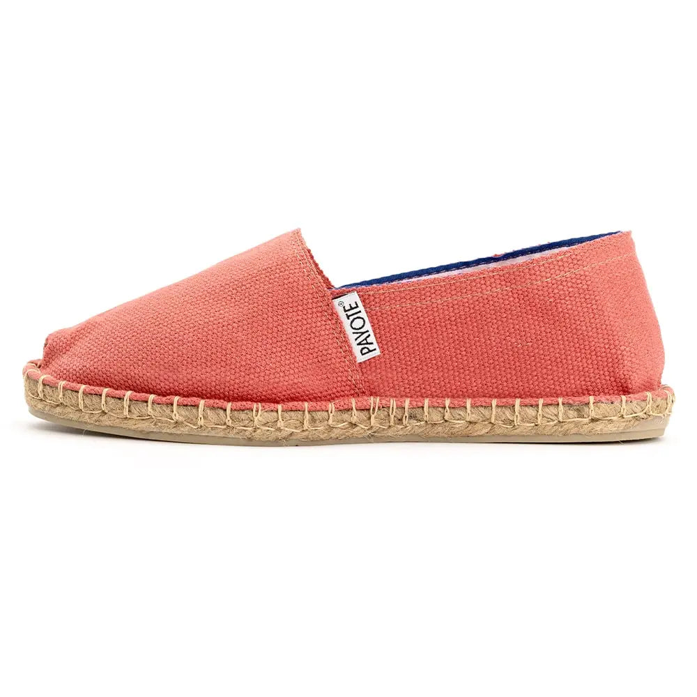 Espadrille rose poudré made in France