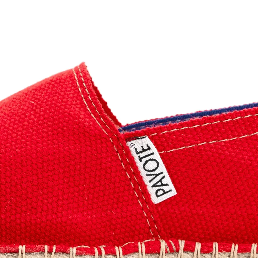 Zoom sur l'étiquette rouge