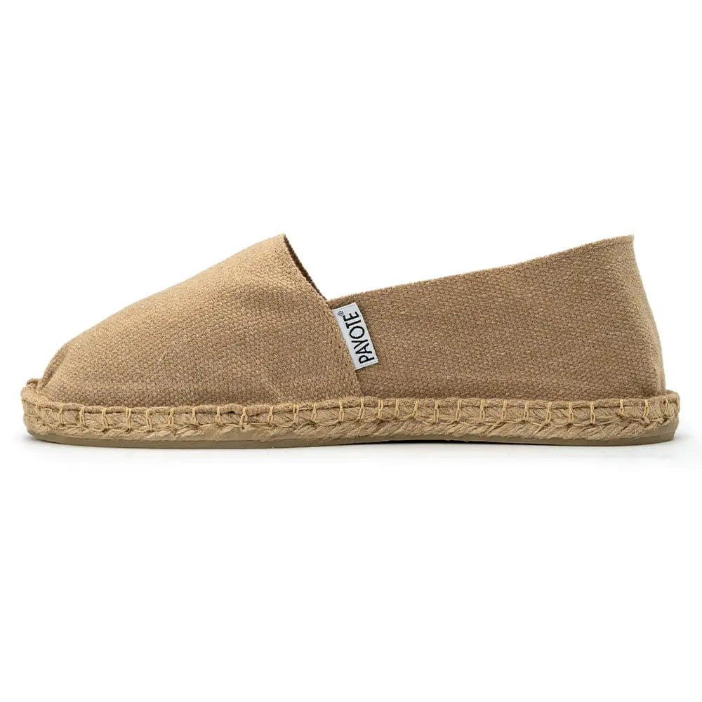 Espadrille taupe fabriquée en France