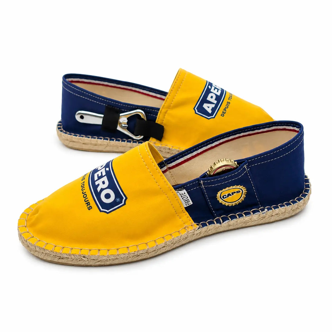 Espadrille Apéro Time avec décapsuleur intégré