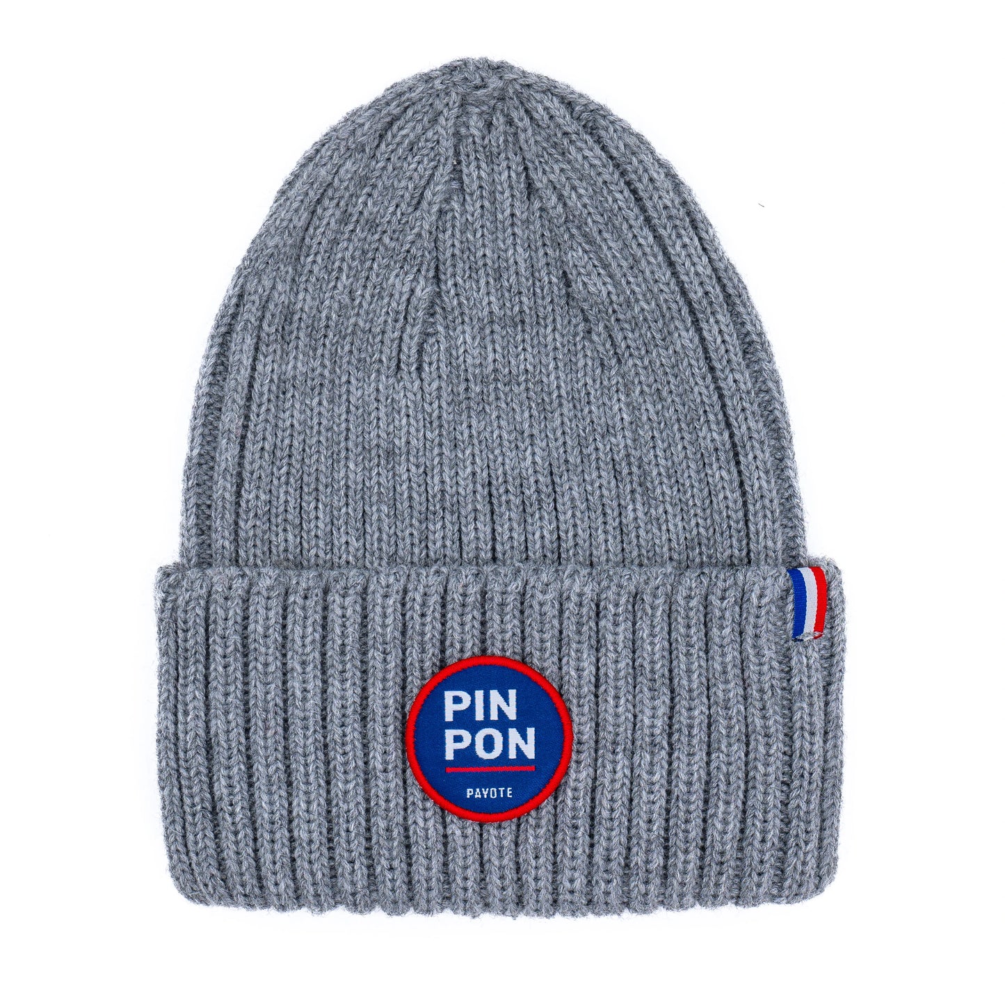 Bonnet Pin Pon gris et solidaire