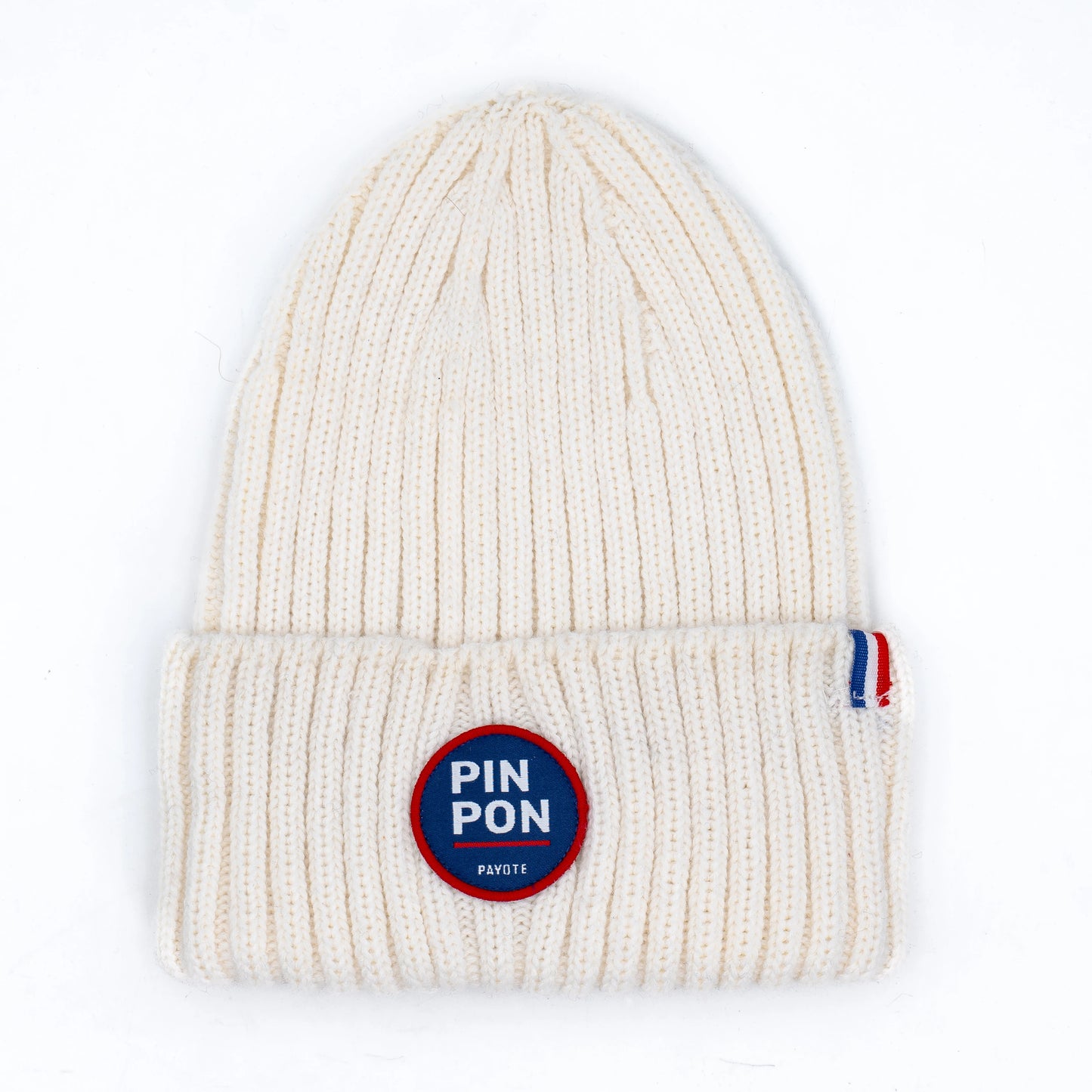 Bonnet crème solidaire Pin Pon