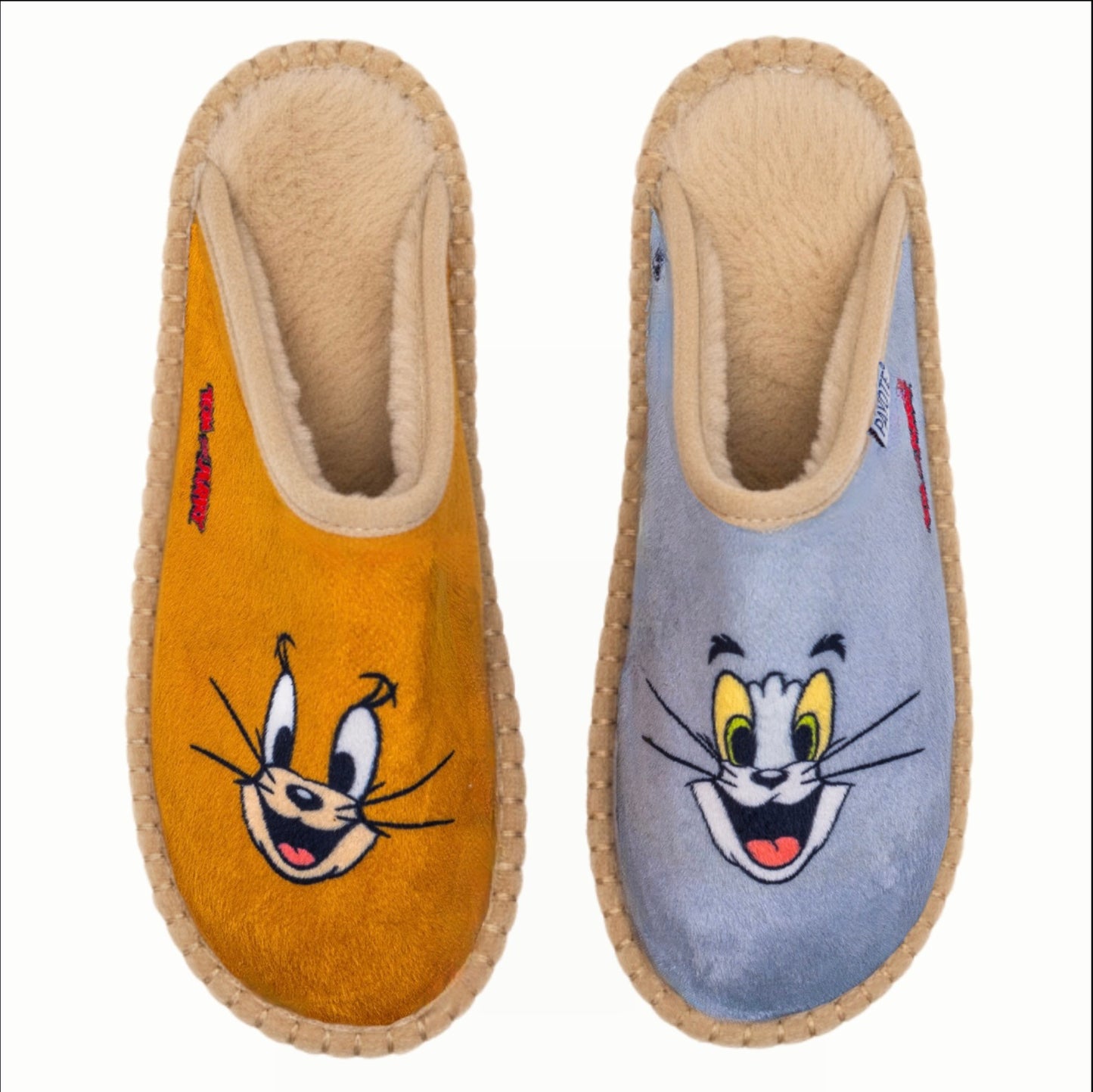 Mule Fourrée Tom et Jerry