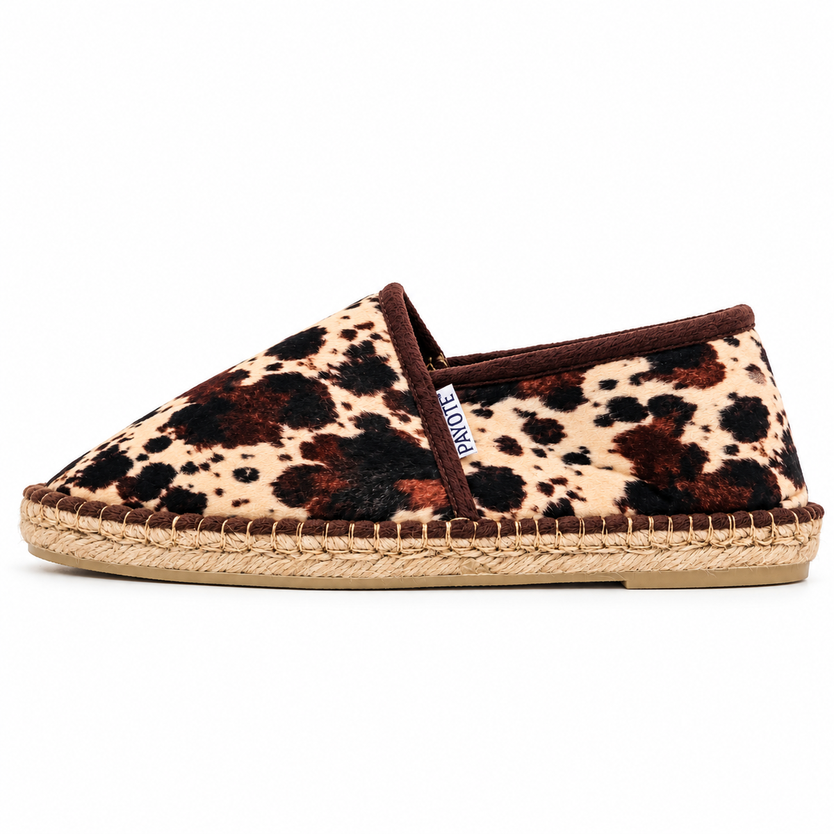Cow Espadrille Slipper