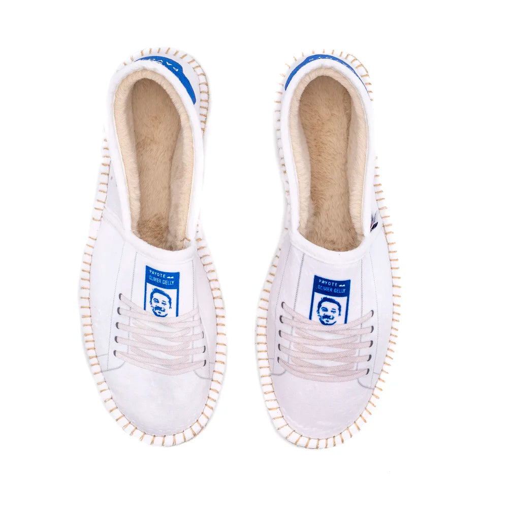 Chausson Espadrille Basket Bleu