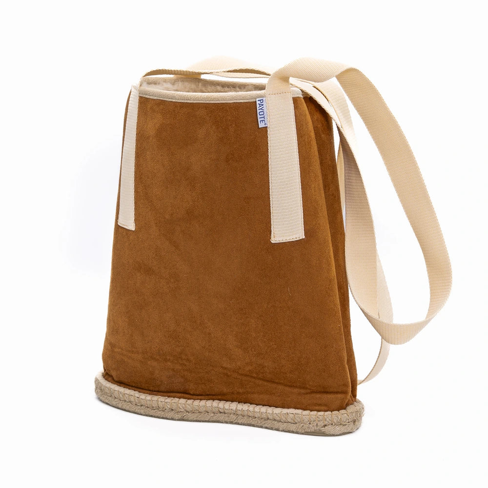 Sac espadrille Fourré Marron