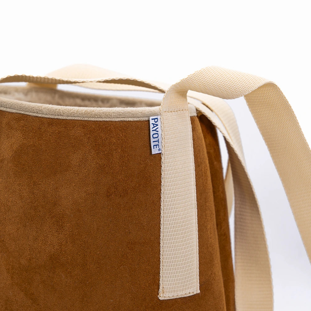 Sac espadrille Fourré Marron