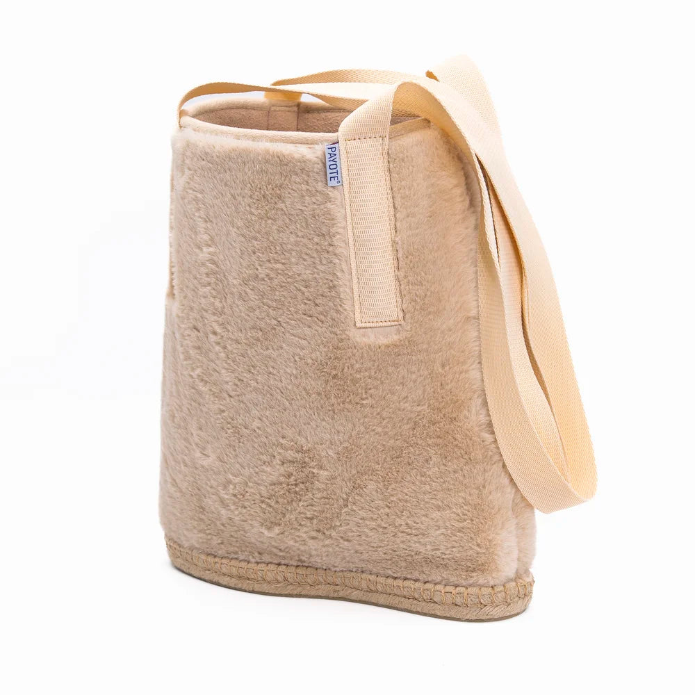 Sac espadrille Fourré Moumoute Beige