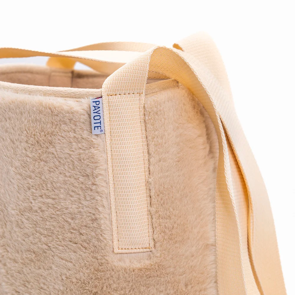 Sac espadrille Fourré Moumoute Beige