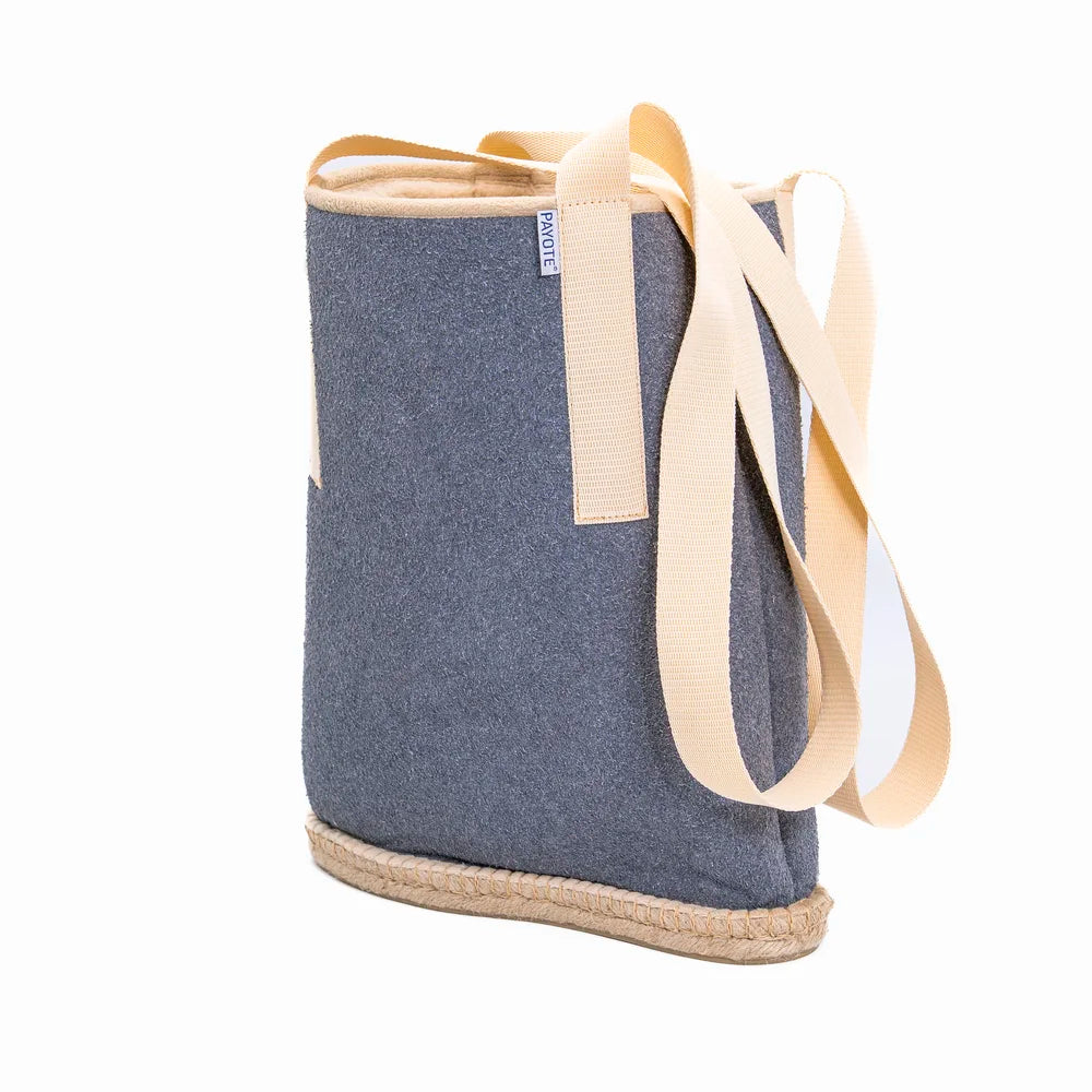 Sac espadrille Fourré Bleu