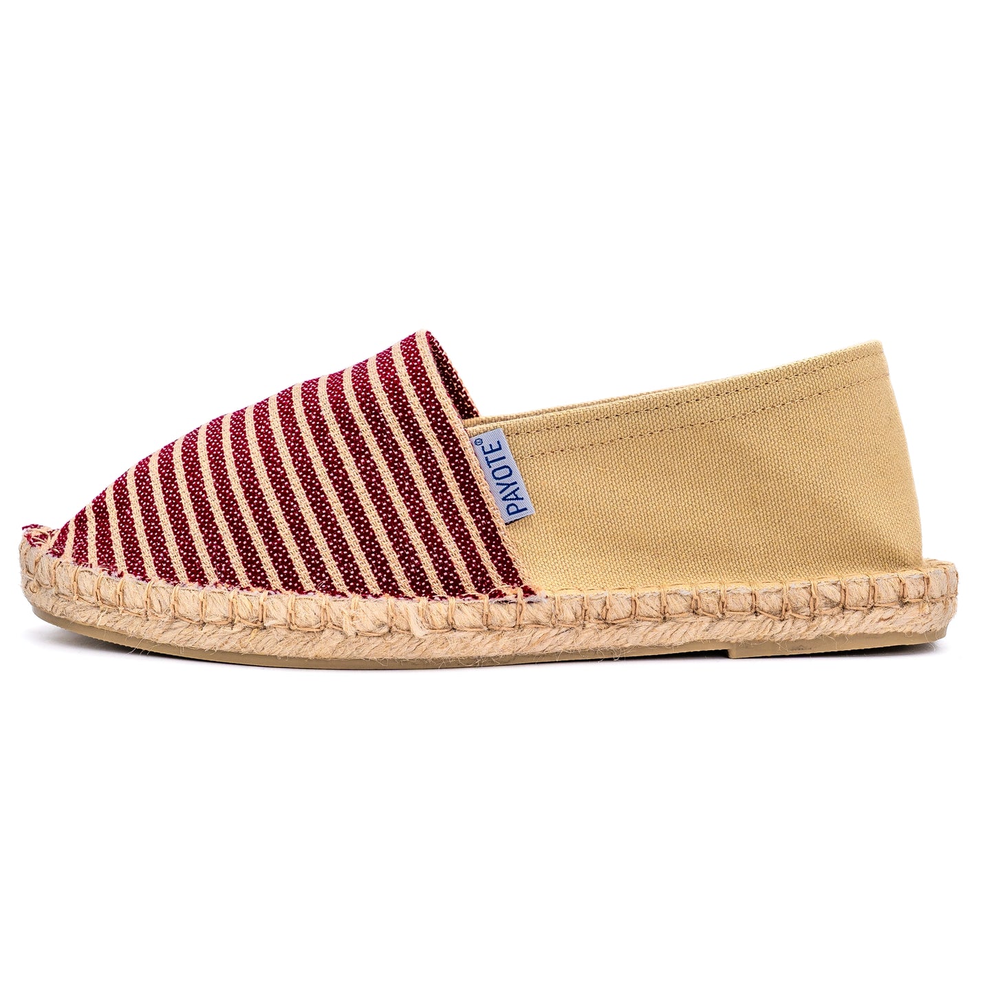 Espadrille Premium Rayée Rouge
