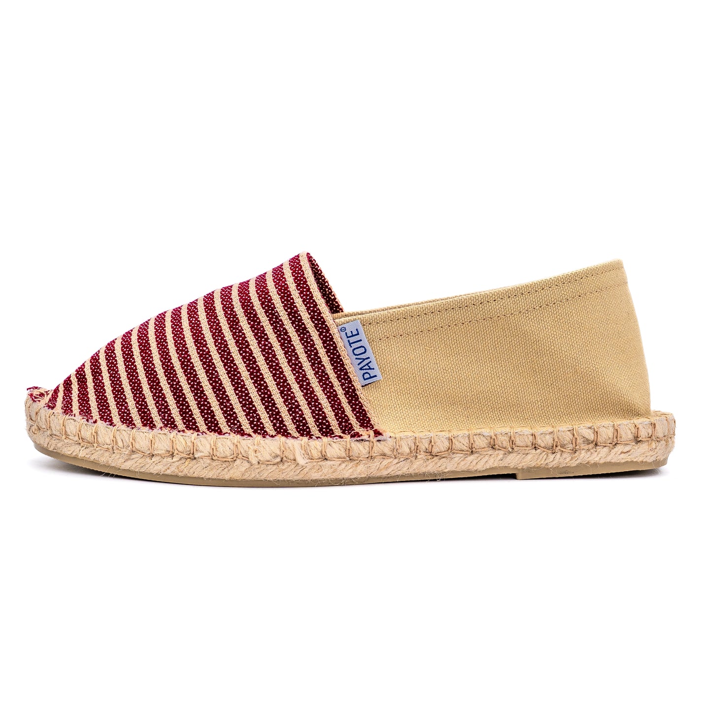 Espadrille Premium Rayée Rouge