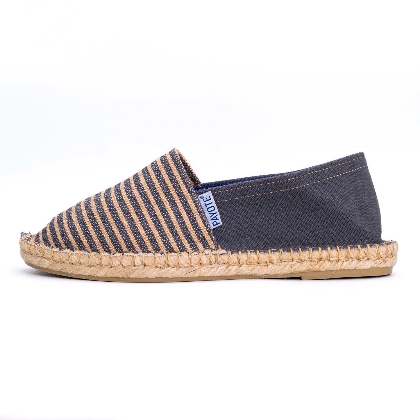 Espadrille Premium Rayée Gris