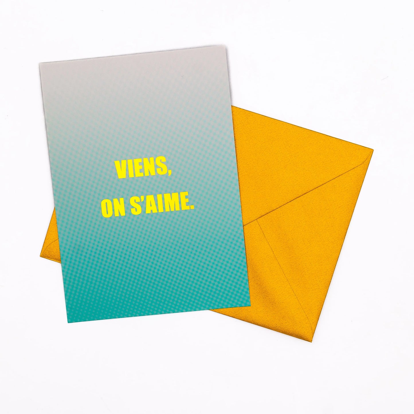 Carte "Viens on s'aime"