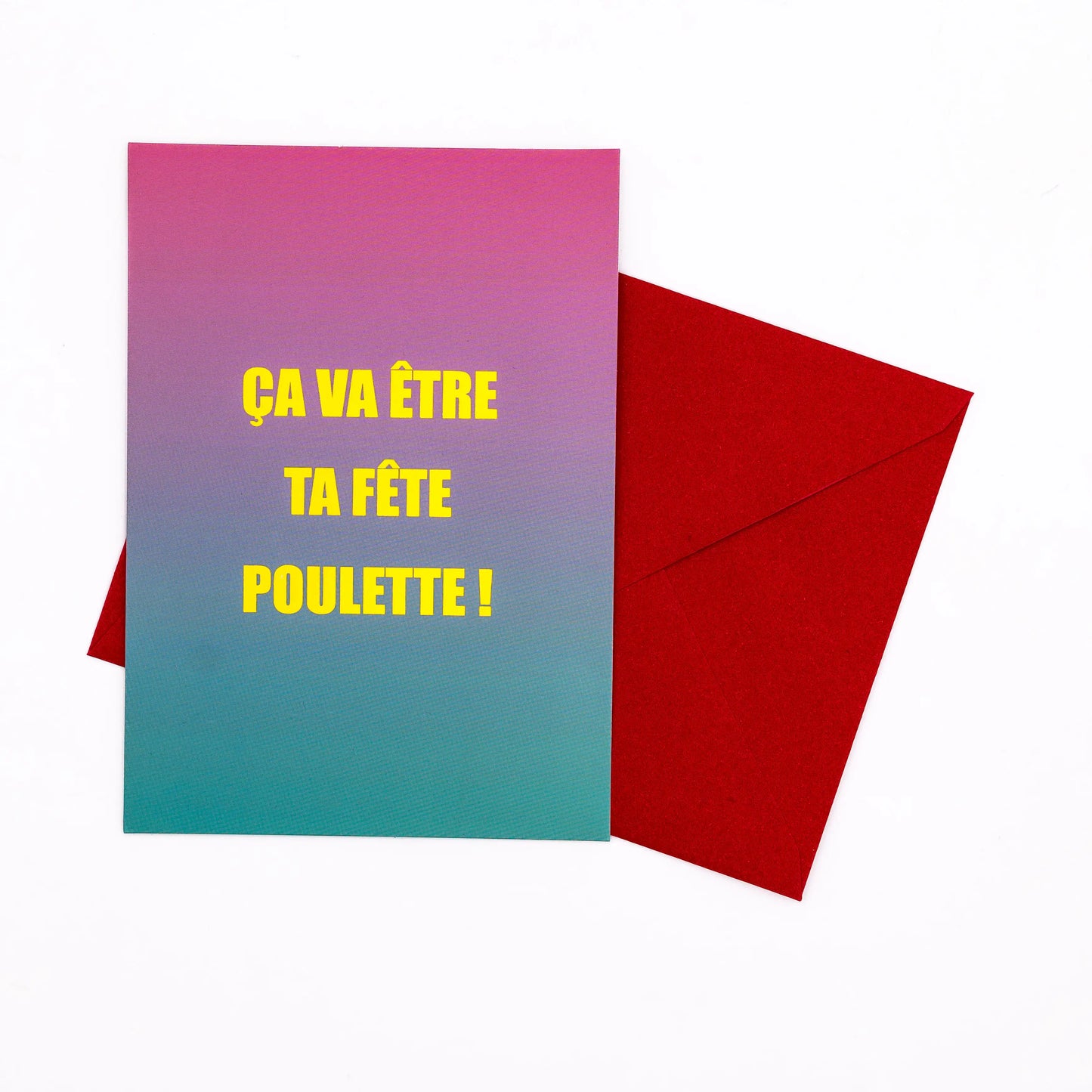 Carte "Bonne Fête Poulette"