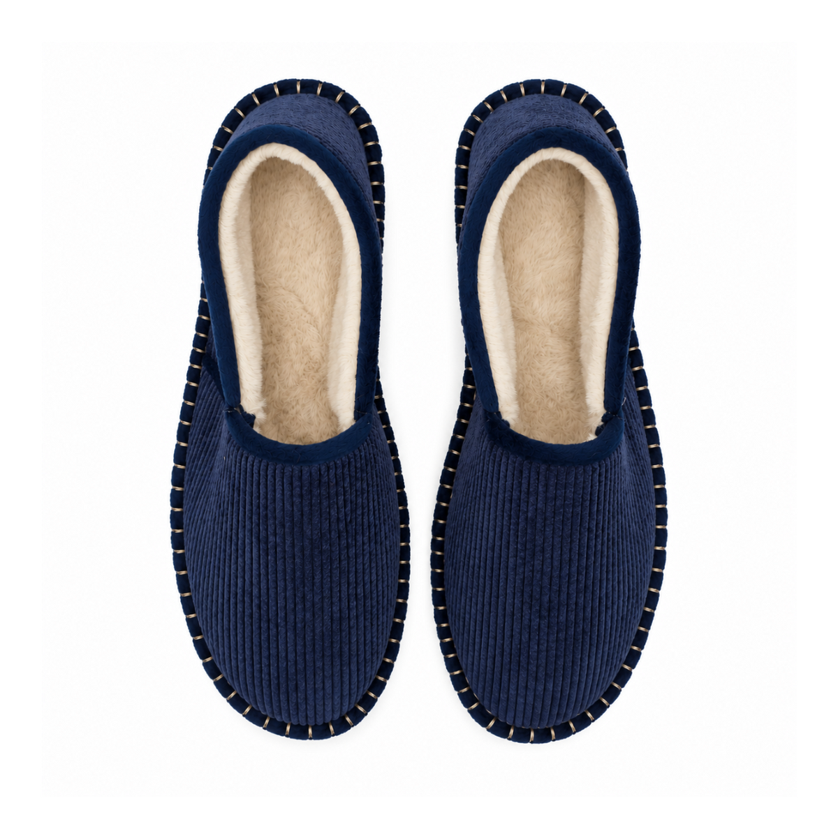 Espadrille Fourrée Henry bleu marine