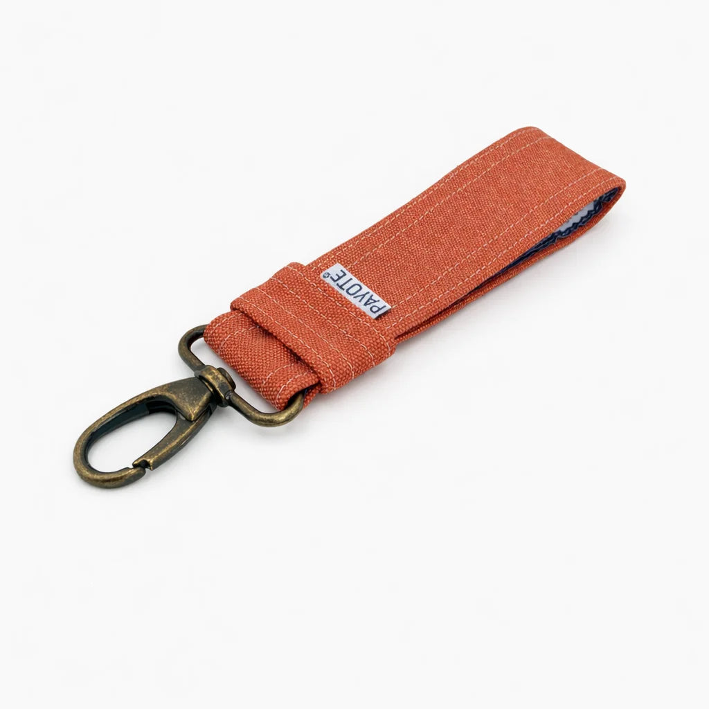 Porte-clés Sangle Terracotta Délavé