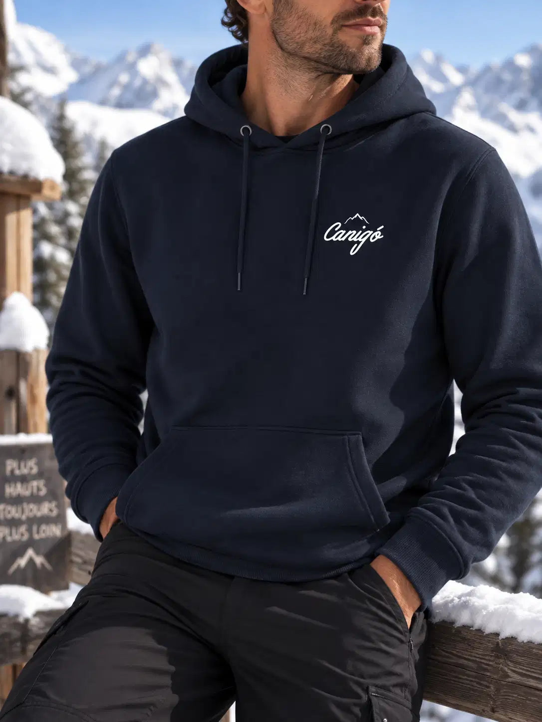 Sweat Capuche Recyclé - Canigó coeur