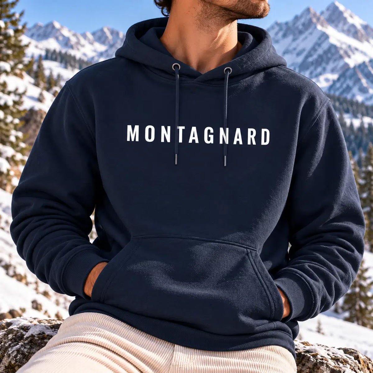 Sweat Capuche Recyclé - Montagnard
