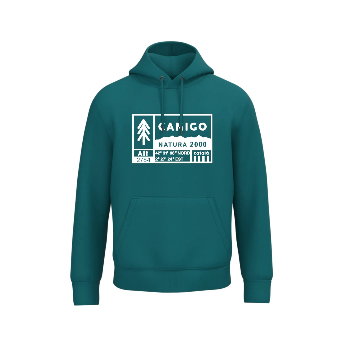 Recycled Hooded Sweatshirt - Canigó Natura 2000