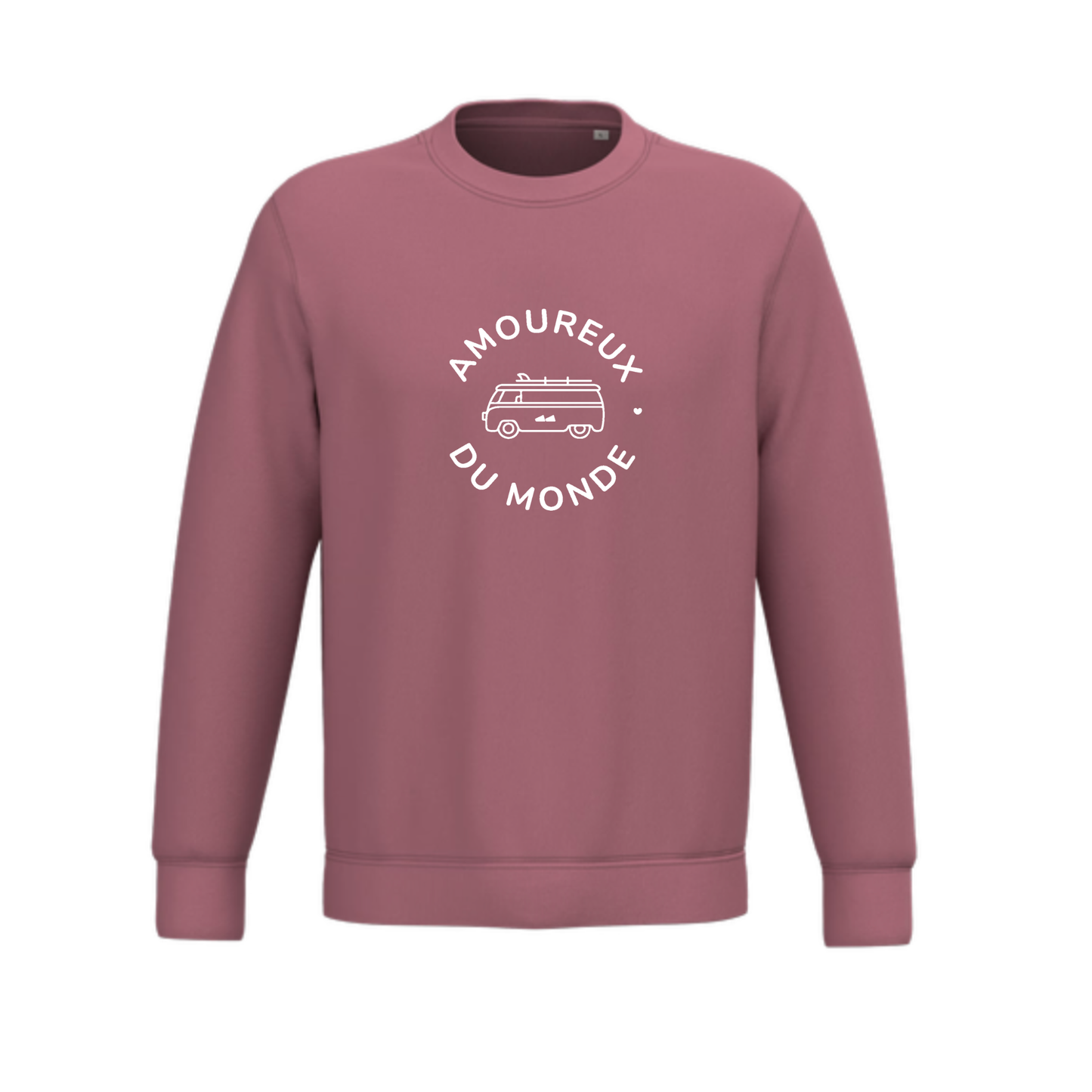 Recycled Round Neck Sweatshirt - Lovers of the World