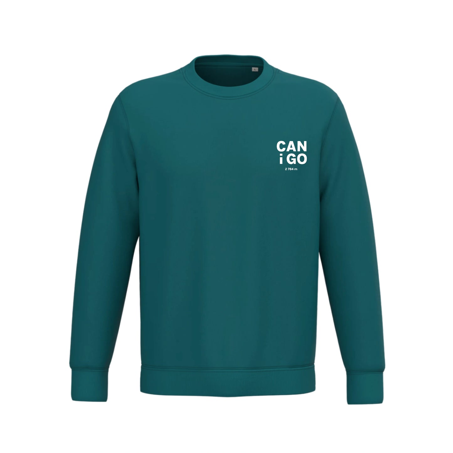 Sweat Col rond Recyclé - Canigó vertical coeur