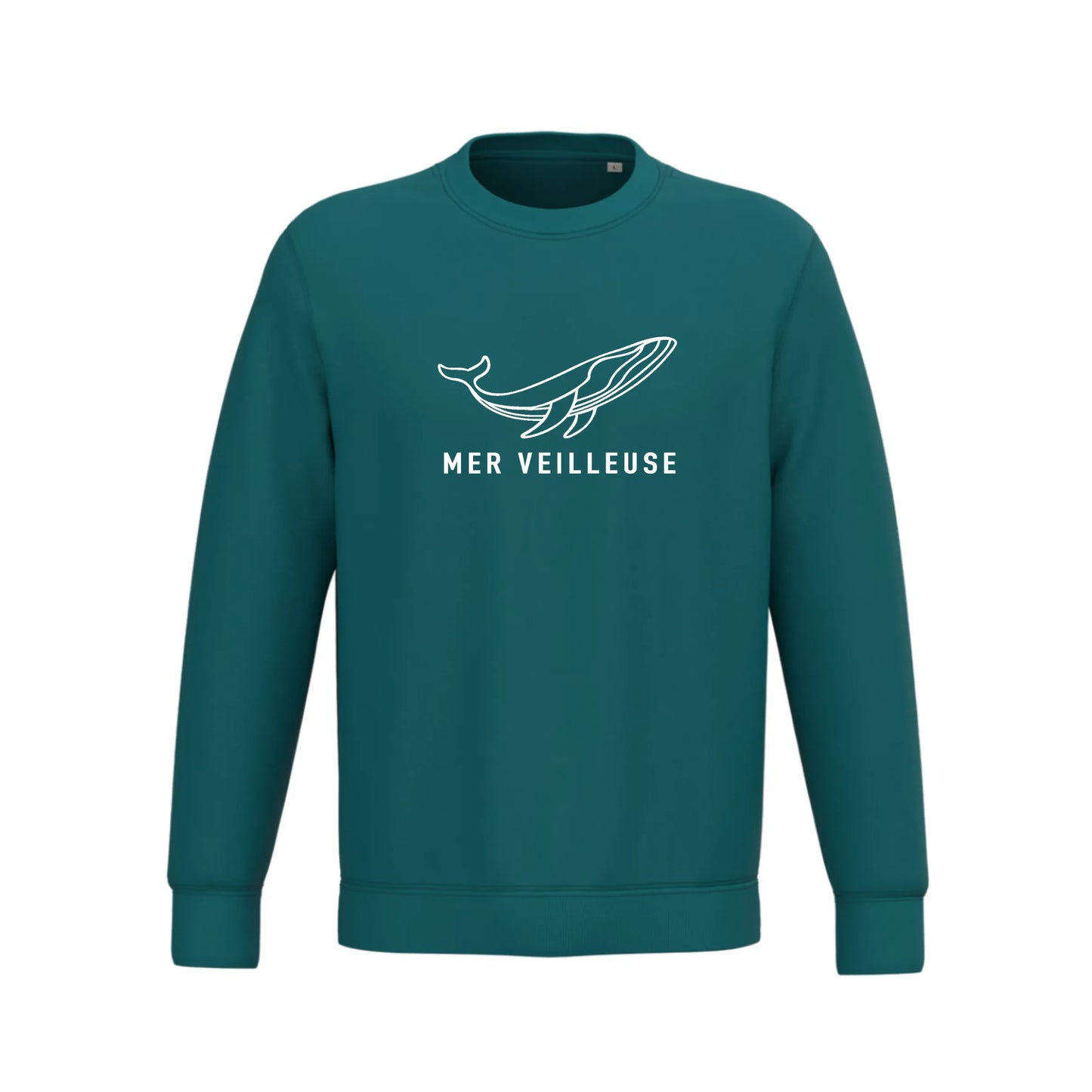 Sweat Col rond Recyclé - Mer veilleuse