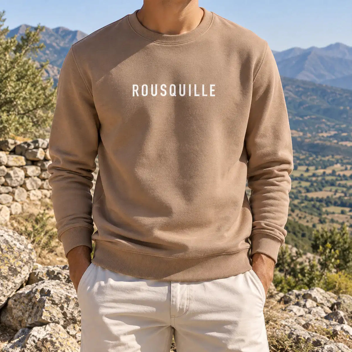 Sweat Col rond Recyclé - Rousquille