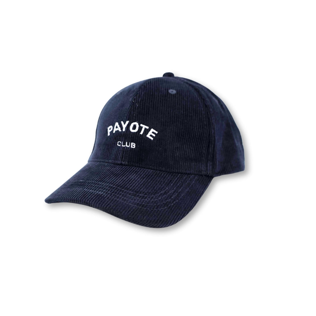 Casquette "Payote Club" Côtelée Bleu Marine