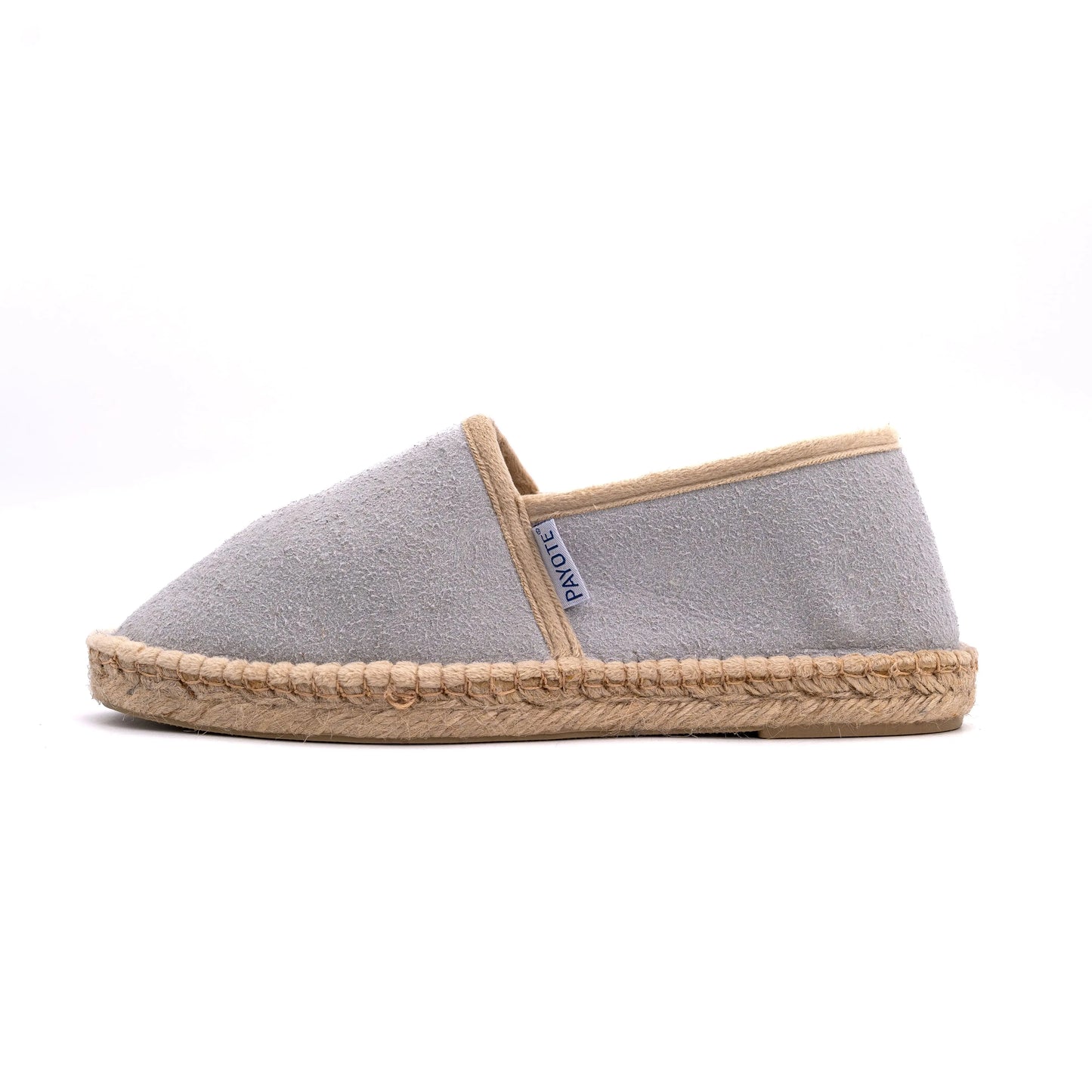 Espadrille Fourrée Gris Clair