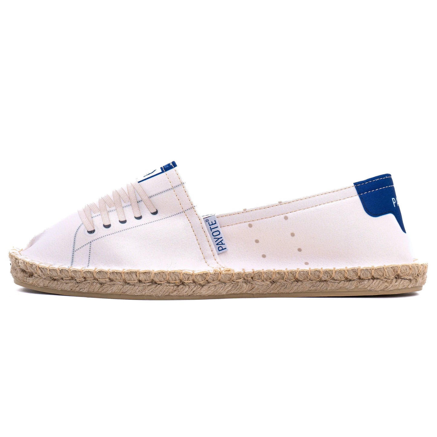 Espadrille Basket bleu marine made in France