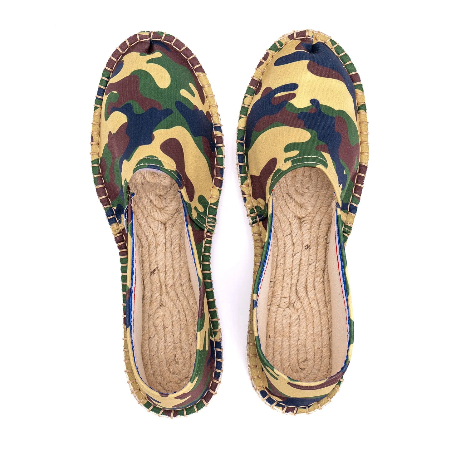 L'espadrille Camouflage est fabriquée en France