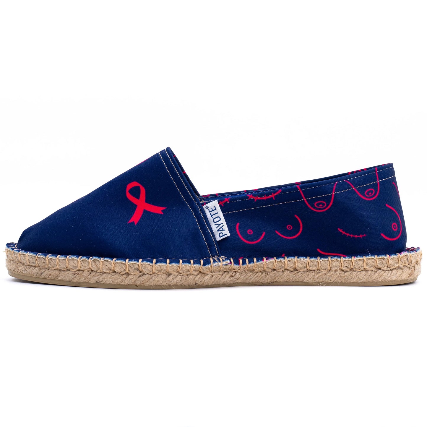 Espadrille Octobre Rose bleu marine