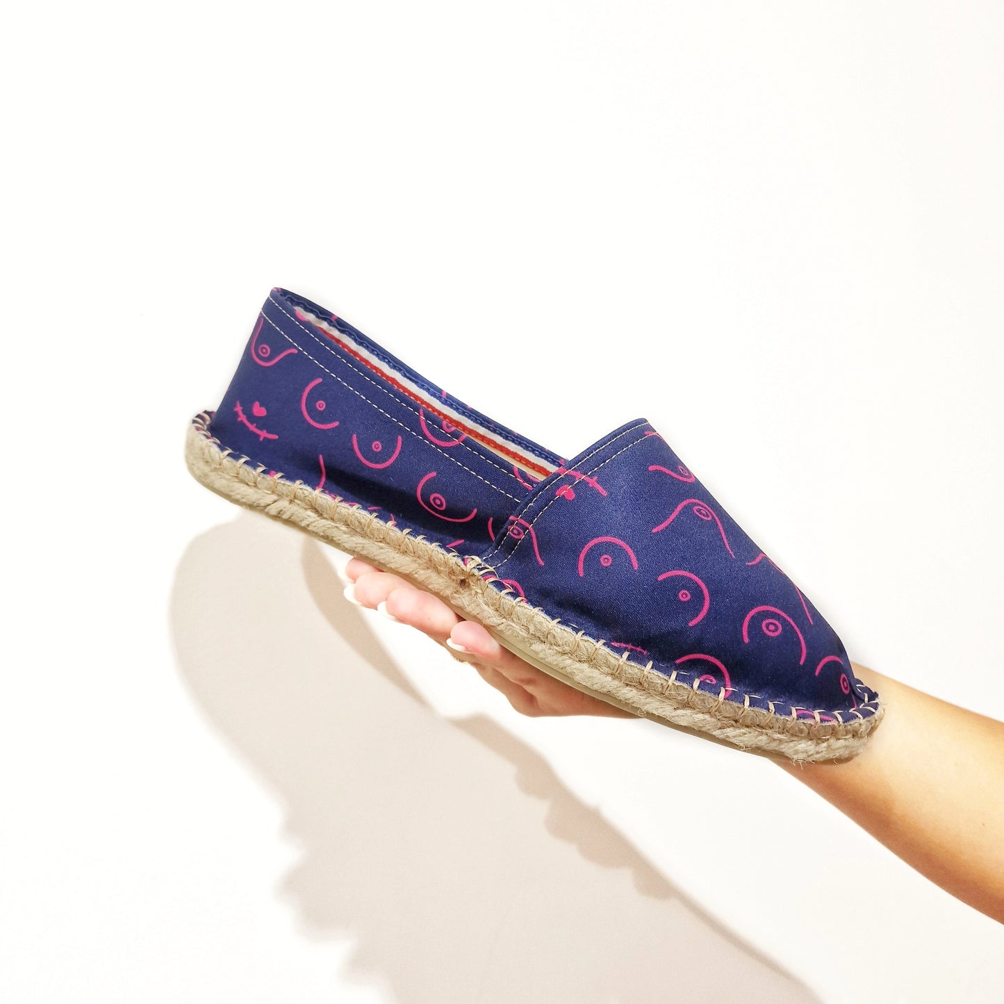 Espadrille solidaire pour Octobre Rose