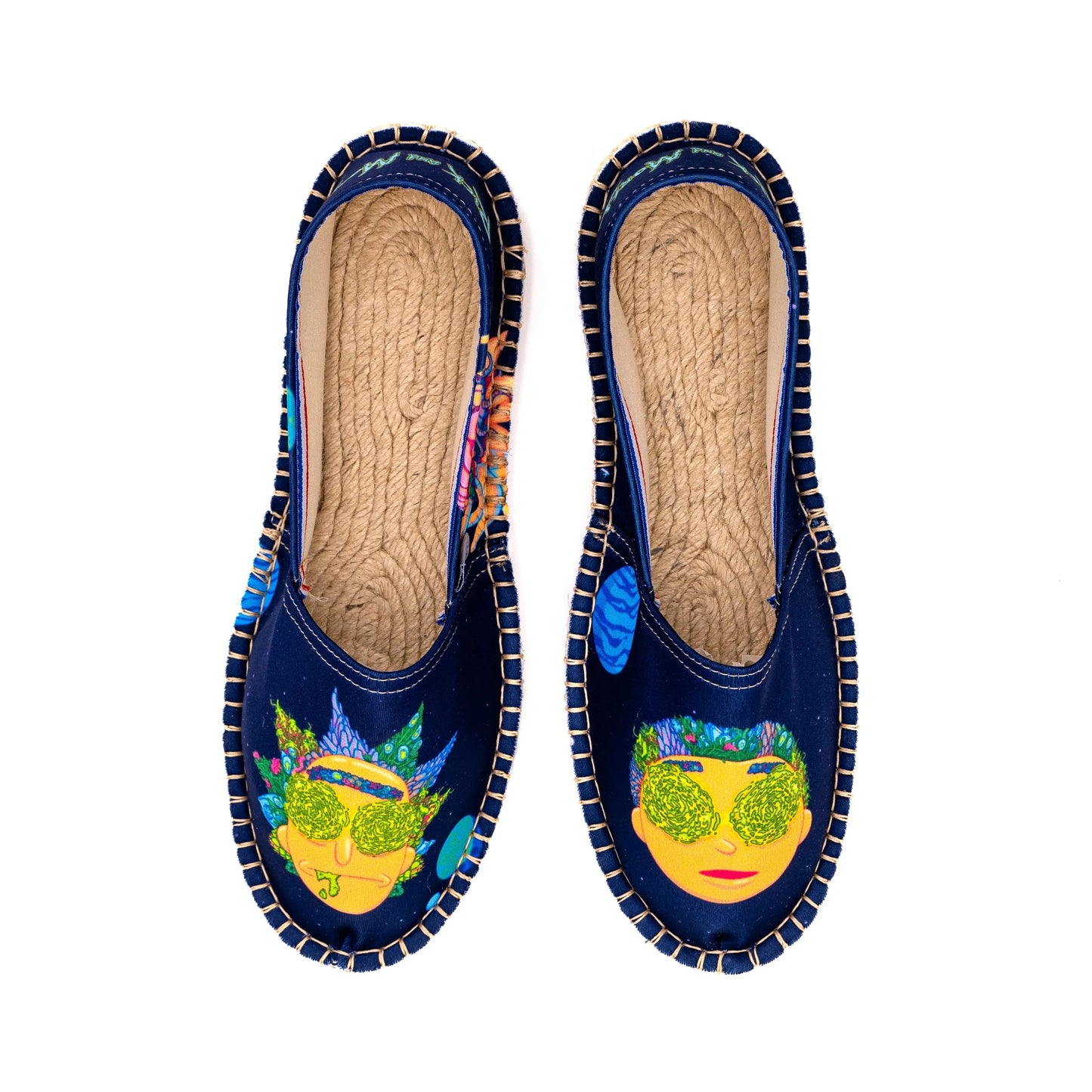 Espadrille Rick et Morty bleu marine