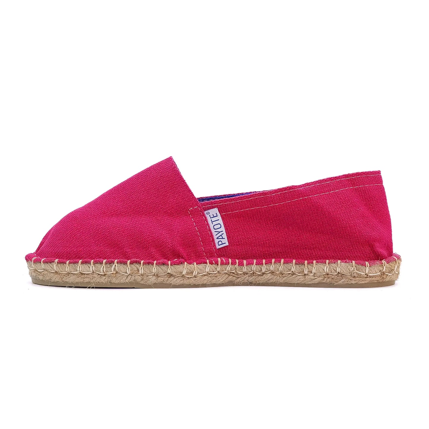 Espadrille rose hibiscus made in France