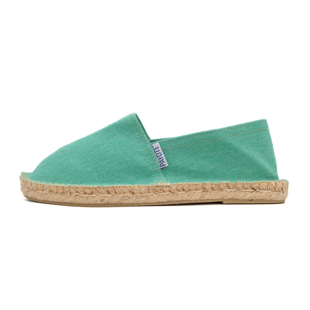 Espadrille Premium Vert Clair Délavé