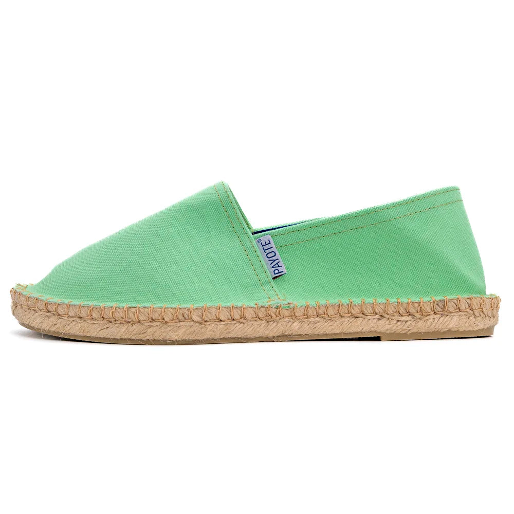 Espadrille Vert Menthe Made in France